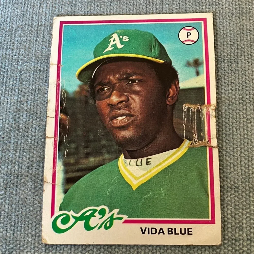 1978 Topps Oakland A's Baseball Card Trading Card